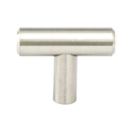Berenson 9435-2BPN: 1-9/16" Transitional Advantage Two T-Bar Cabinet Knob - Brushed Nickel