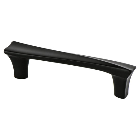 Berenson 9439-1055: 96mm cc Fluidic Cabinet Pull - Black