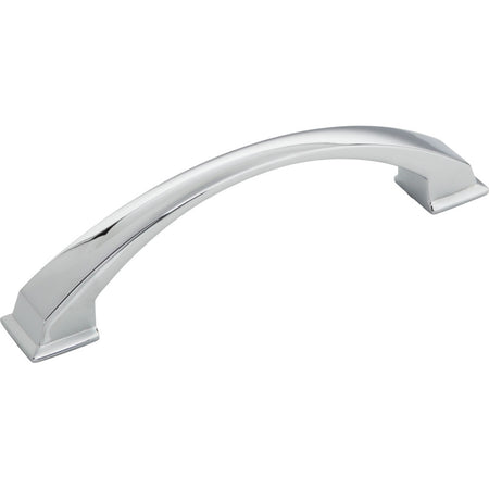 Jeffrey Alexander 944-128PC: 128mm cc Roman Arch Cabinet Pull - Polished Chrome
