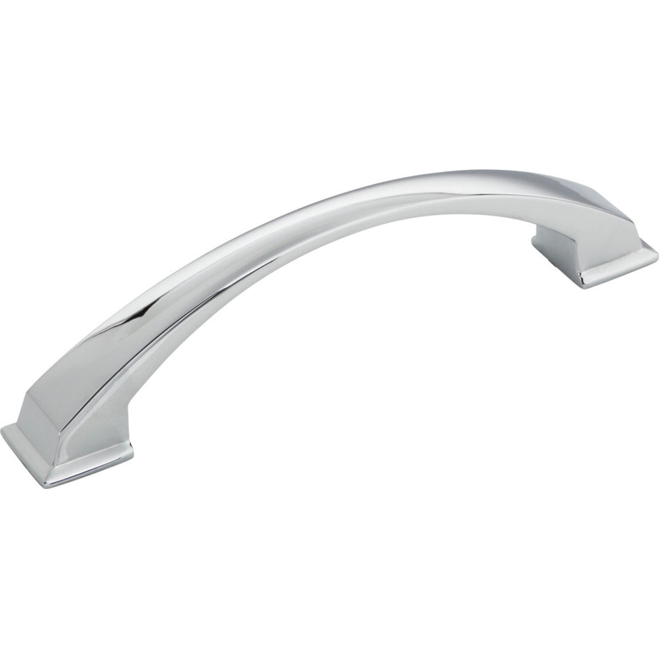 Jeffrey Alexander 944-128PC: 128mm cc Roman Arch Cabinet Pull - Polished Chrome
