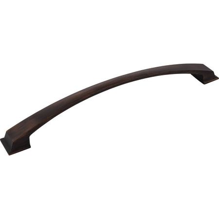Jeffrey Alexander 944-12DBAC: 12" cc Roman Arch Cabinet Pull - Brushed Oil Rubbed Bronze