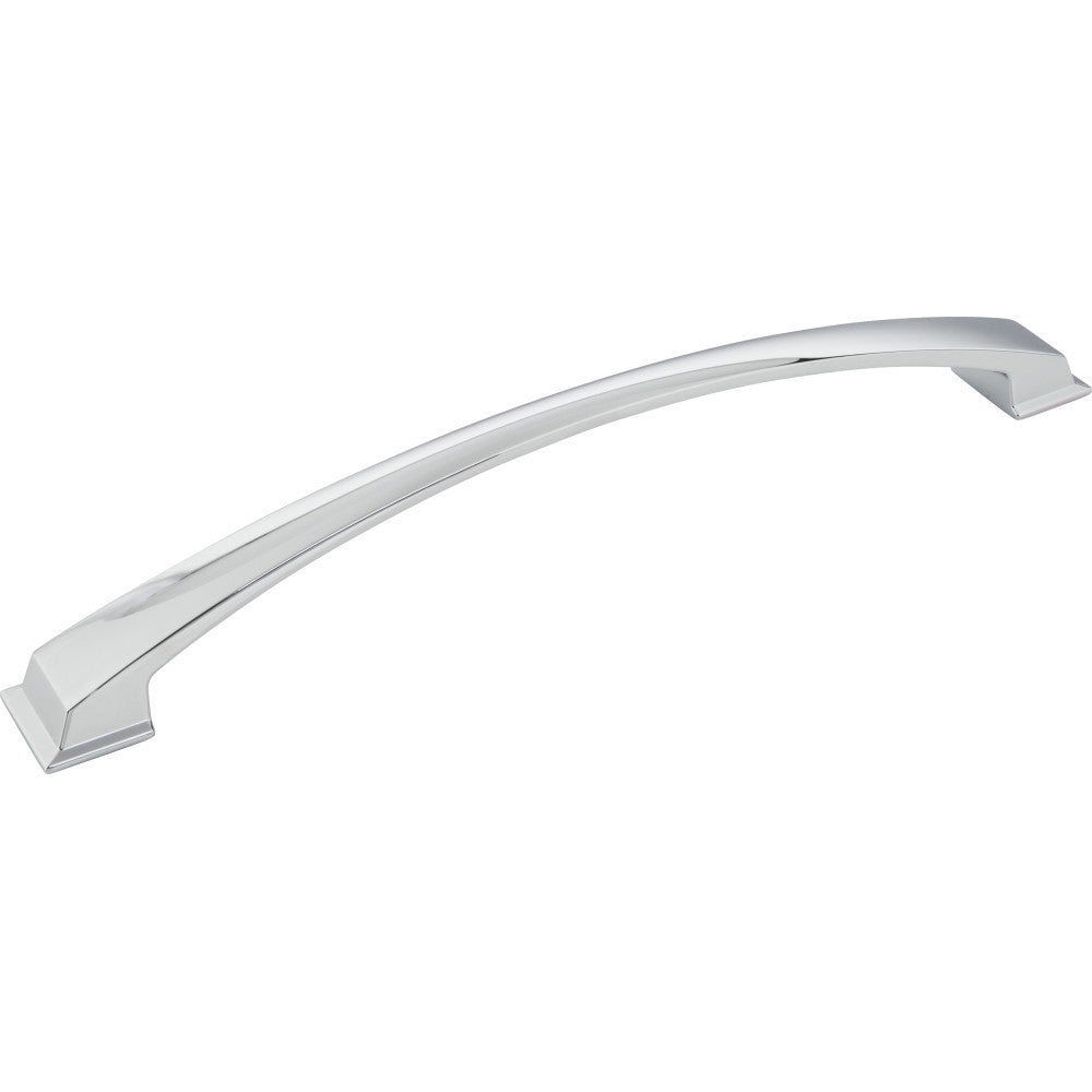 Jeffrey Alexander 944-12PC: 12" cc Roman Arch Cabinet Pull - Polished Chrome