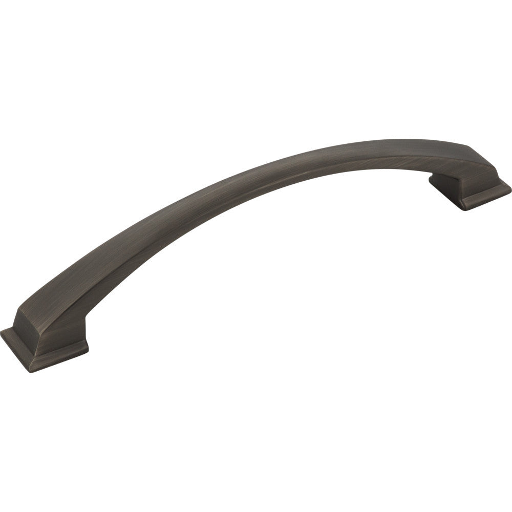 Jeffrey Alexander 944-160BNBDL: 160mm cc Roman Arch Cabinet Pull - Brushed Pewter