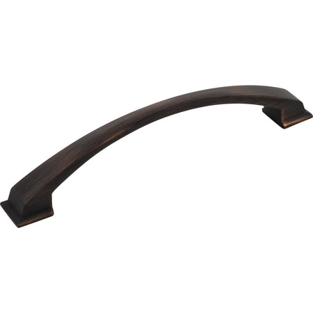 Jeffrey Alexander 944-160DBAC: 160mm cc Roman Arch Cabinet Pull - Brushed Oil Rubbed Bronze