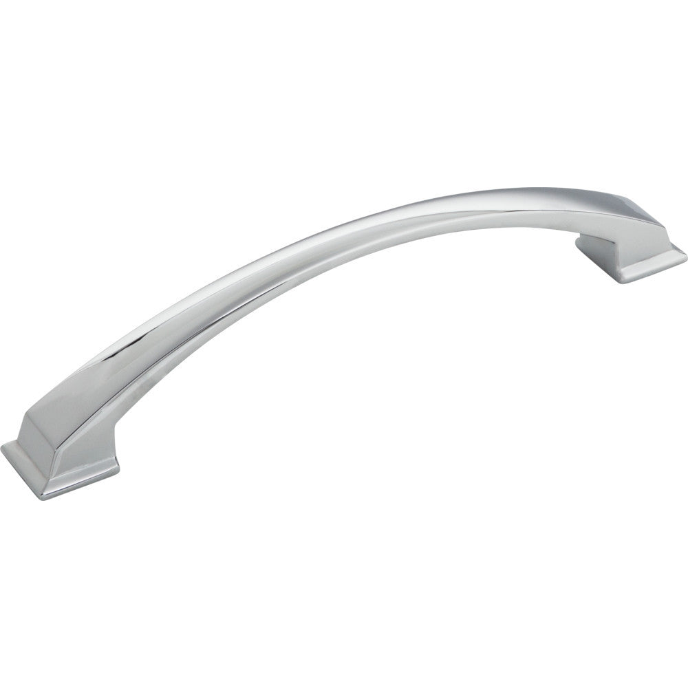 Jeffrey Alexander 944-160PC: 160mm cc Roman Arch Cabinet Pull - Polished Chrome