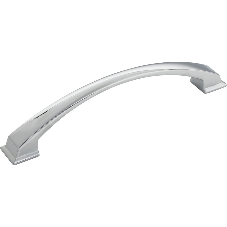 Jeffrey Alexander 944-160PC: 160mm cc Roman Arch Cabinet Pull - Polished Chrome
