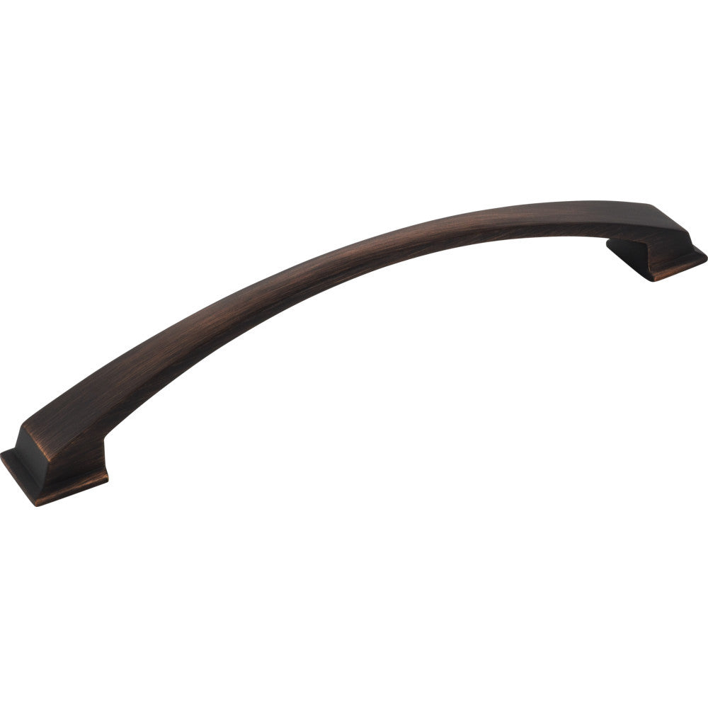 Jeffrey Alexander 944-192DBAC: 192mm cc Roman Arch Cabinet Pull - Brushed Oil Rubbed Bronze