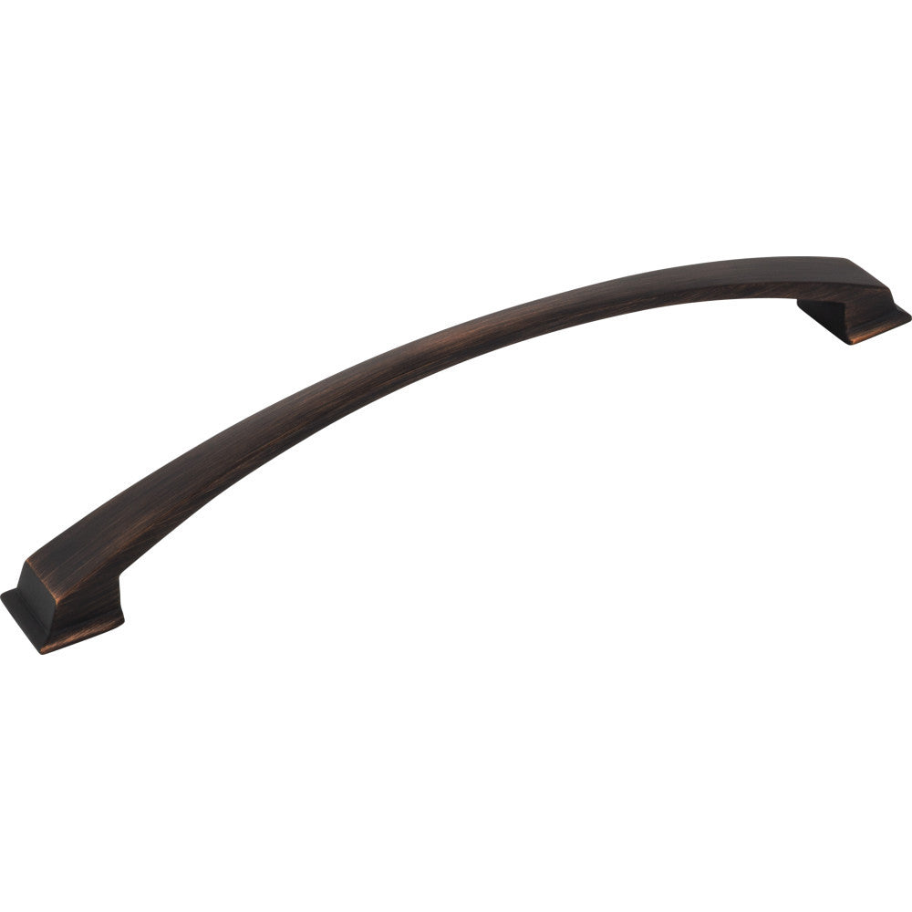 Jeffrey Alexander 944-224DBAC: 224mm cc Roman Arch Cabinet Pull - Brushed Oil Rubbed Bronze