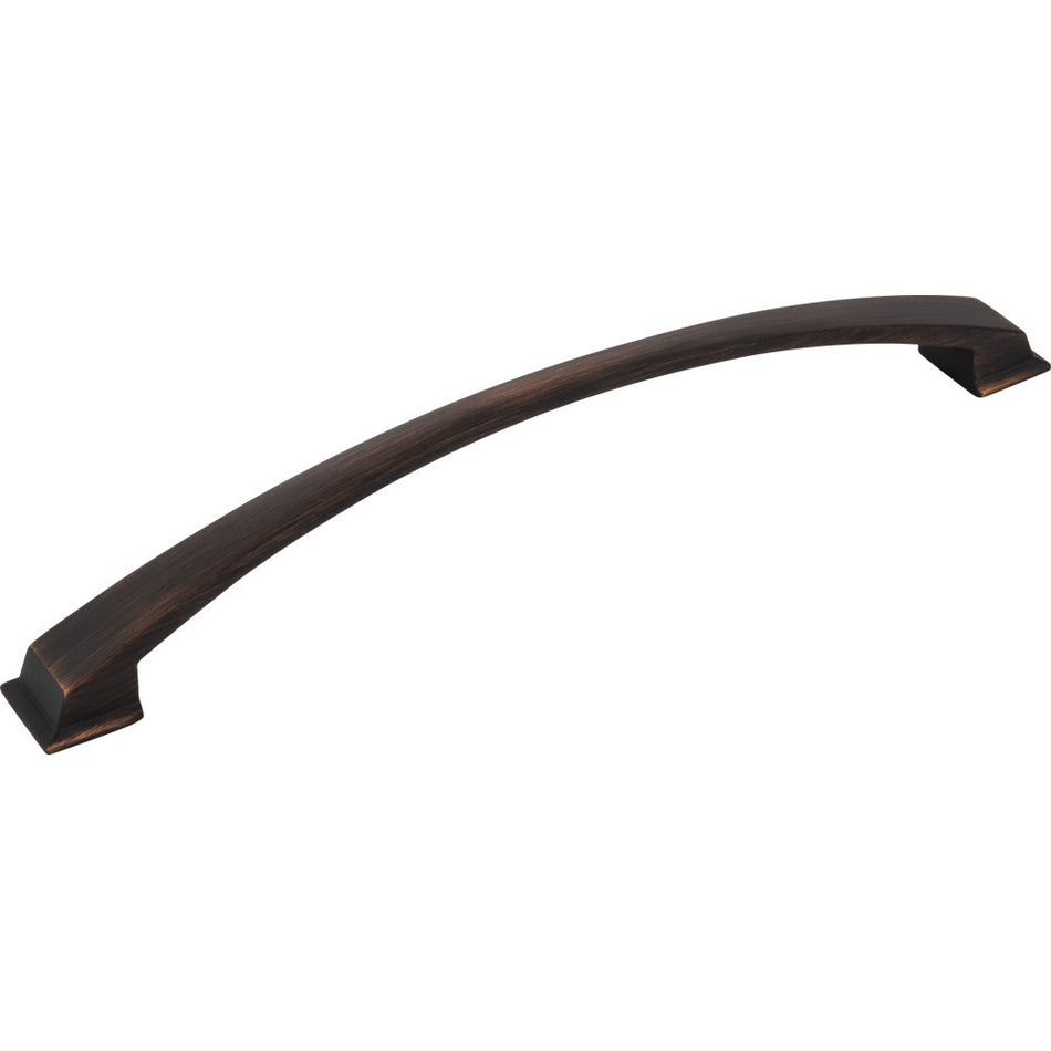 Jeffrey Alexander 944-224DBAC: 224mm cc Roman Arch Cabinet Pull - Brushed Oil Rubbed Bronze