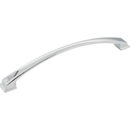 Jeffrey Alexander 944-224PC: 224mm cc Roman Arch Cabinet Pull - Polished Chrome