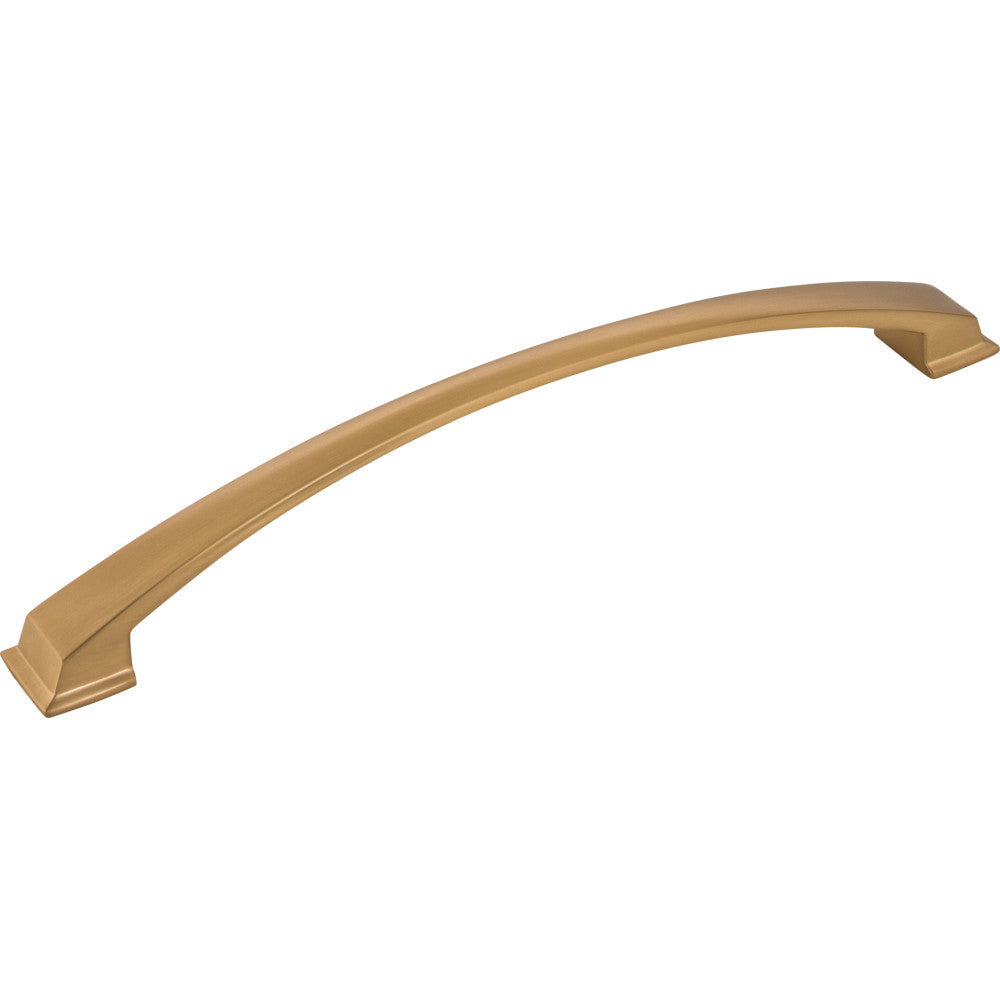 Jeffrey Alexander 944-224SBZ: 224mm cc Roman Arch Cabinet Pull - Satin Bronze