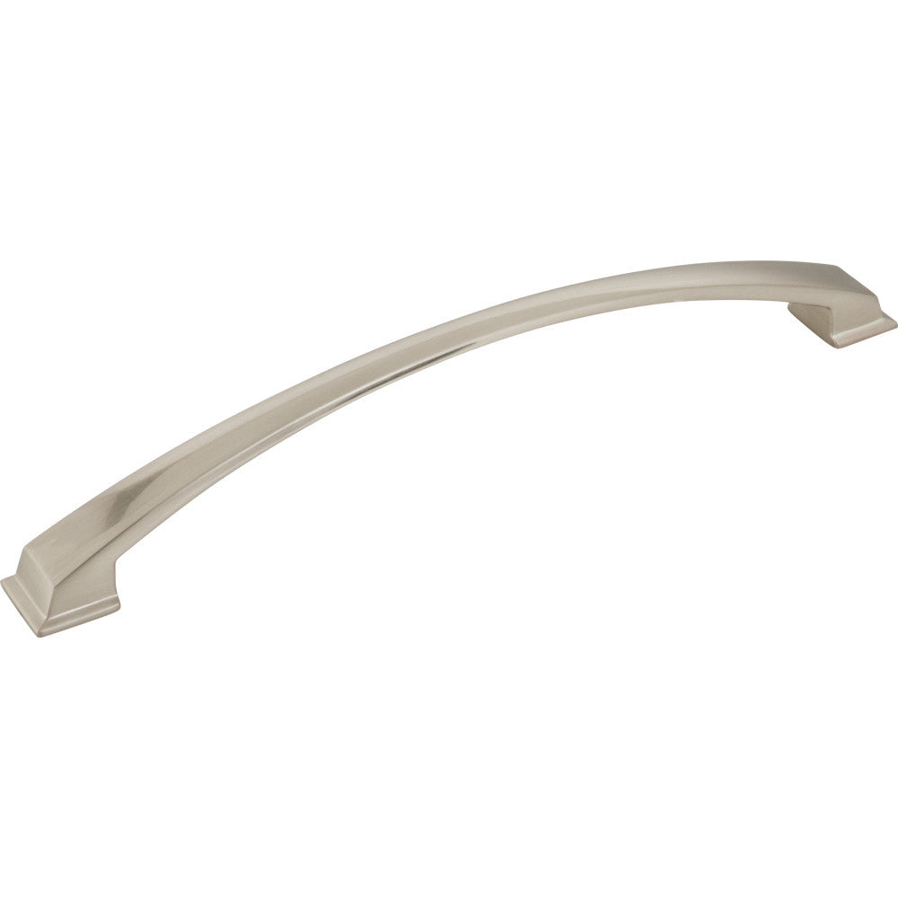 Jeffrey Alexander 944-224SN: 224mm cc Roman Arch Cabinet Pull - Satin Nickel