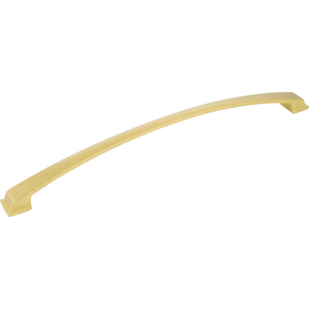 Jeffrey Alexander 944-305BG: 305mm cc Roman Arch Cabinet Pull - Brushed Gold