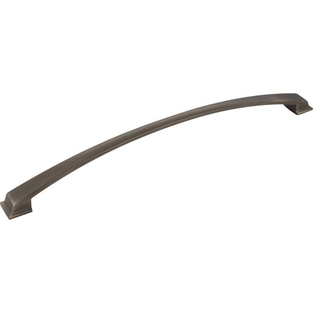 Jeffrey Alexander 944-305BNBDL: 305mm cc Roman Arch Cabinet Pull - Brushed Pewter