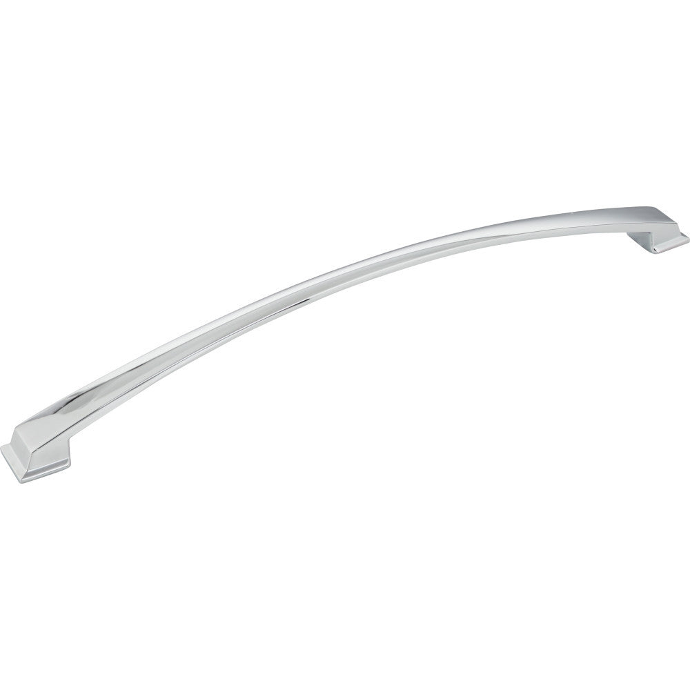 Jeffrey Alexander 944-305PC: 305mm cc Roman Arch Cabinet Pull - Polished Chrome