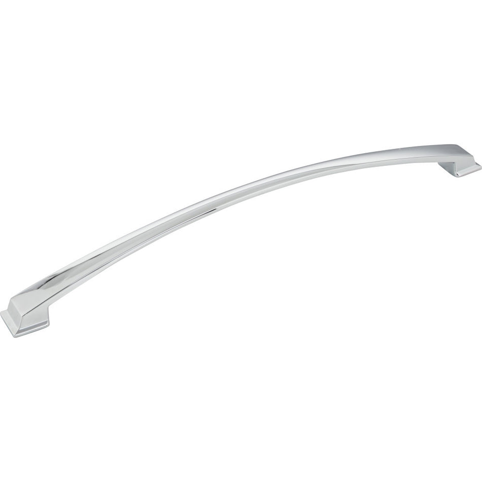 Jeffrey Alexander 944-305PC: 305mm cc Roman Arch Cabinet Pull - Polished Chrome