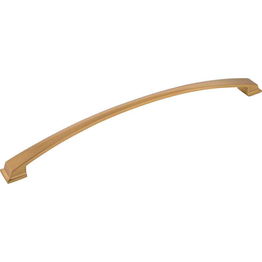 Jeffrey Alexander 944-305SBZ: 305mm cc Roman Arch Cabinet Pull - Satin Bronze