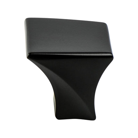 Berenson 9441-1055: 1-3/16" Fluidic Cabinet Knob - Black