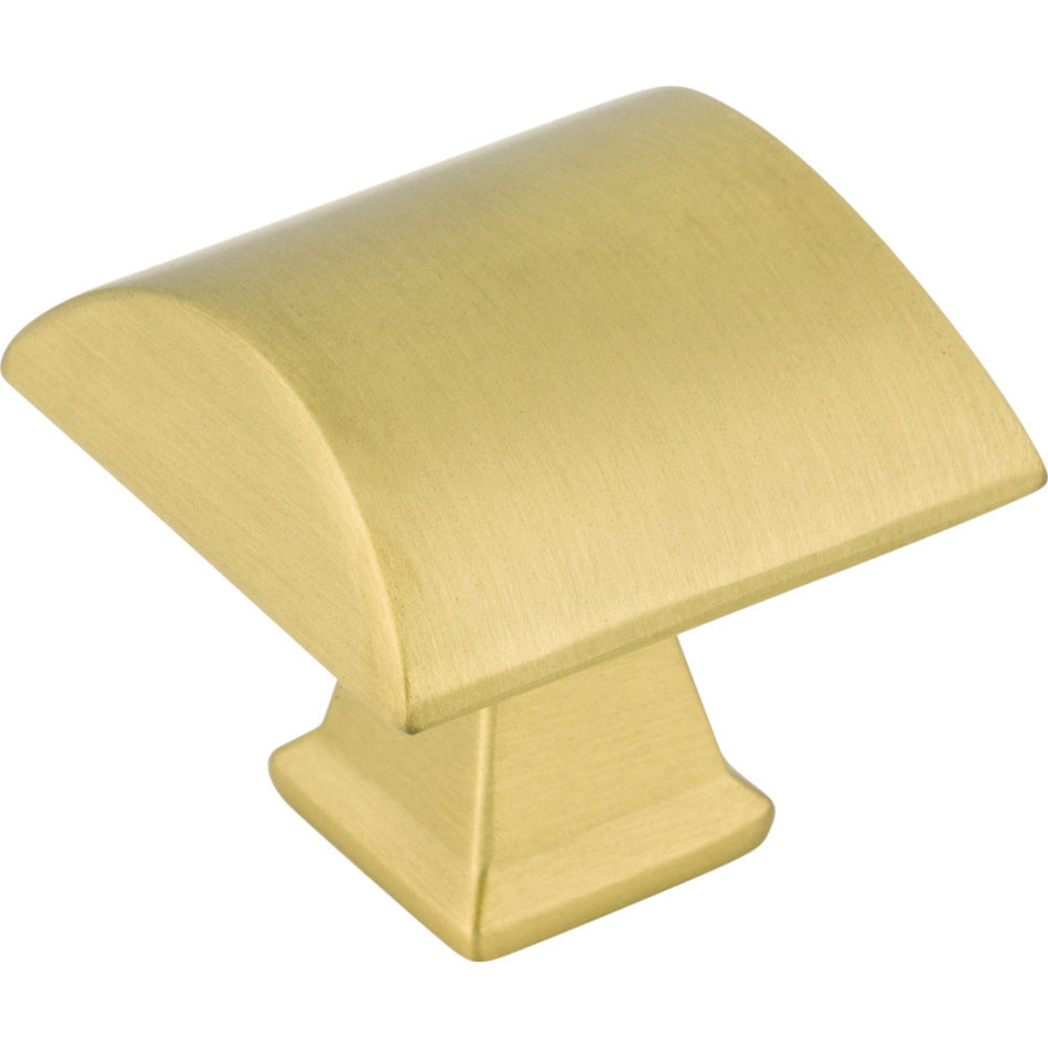 Jeffrey Alexander 944BG: 1-1/4" Roman Square Cabinet Knob - Brushed Gold