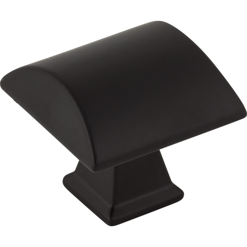 Jeffrey Alexander 944MB: 1-1/4" Roman Square Cabinet Knob - Matte Black