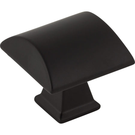Jeffrey Alexander 944MB: 1-1/4" Roman Square Cabinet Knob - Matte Black