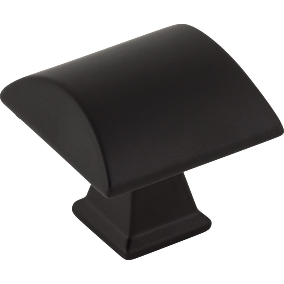 Jeffrey Alexander 944MB: 1-1/4" Roman Square Cabinet Knob - Matte Black