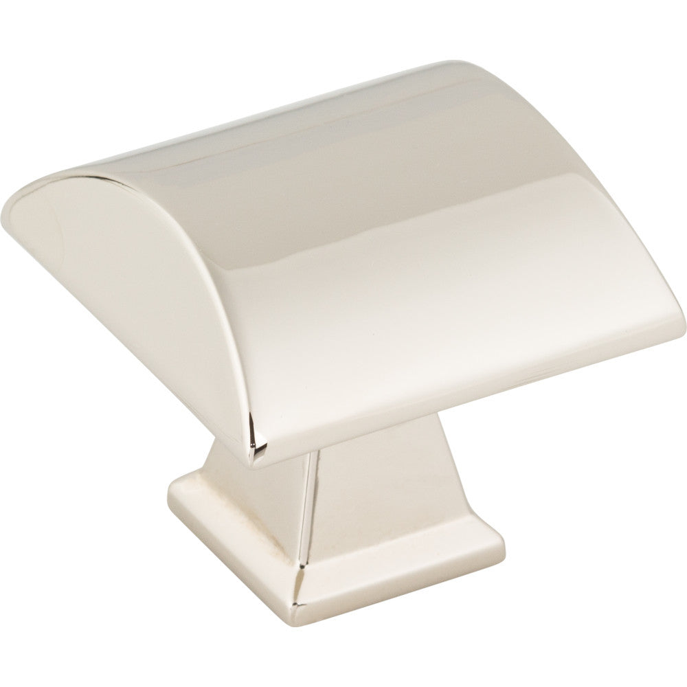 Jeffrey Alexander 944NI: 1-1/4" Roman Square Cabinet Knob - Polished Nickel