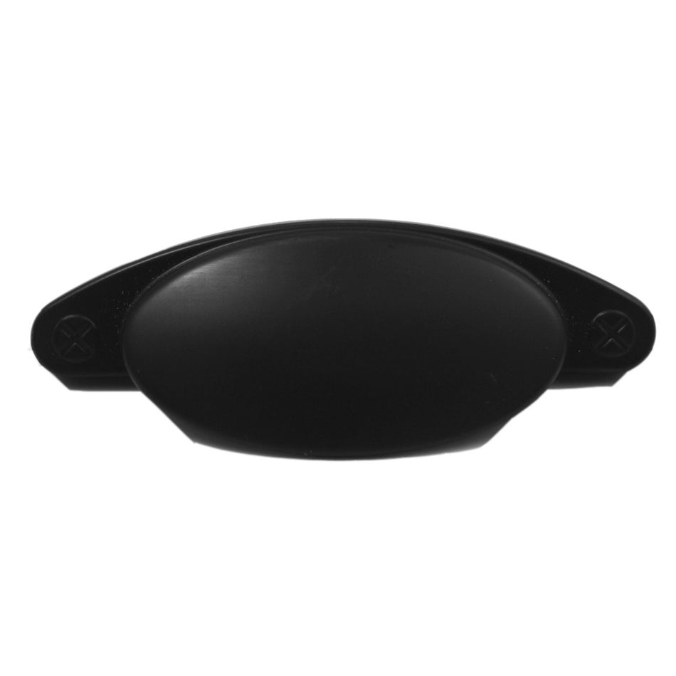 Rusticware 945BLK: 3" cc Bin Cabinet Pull - Black