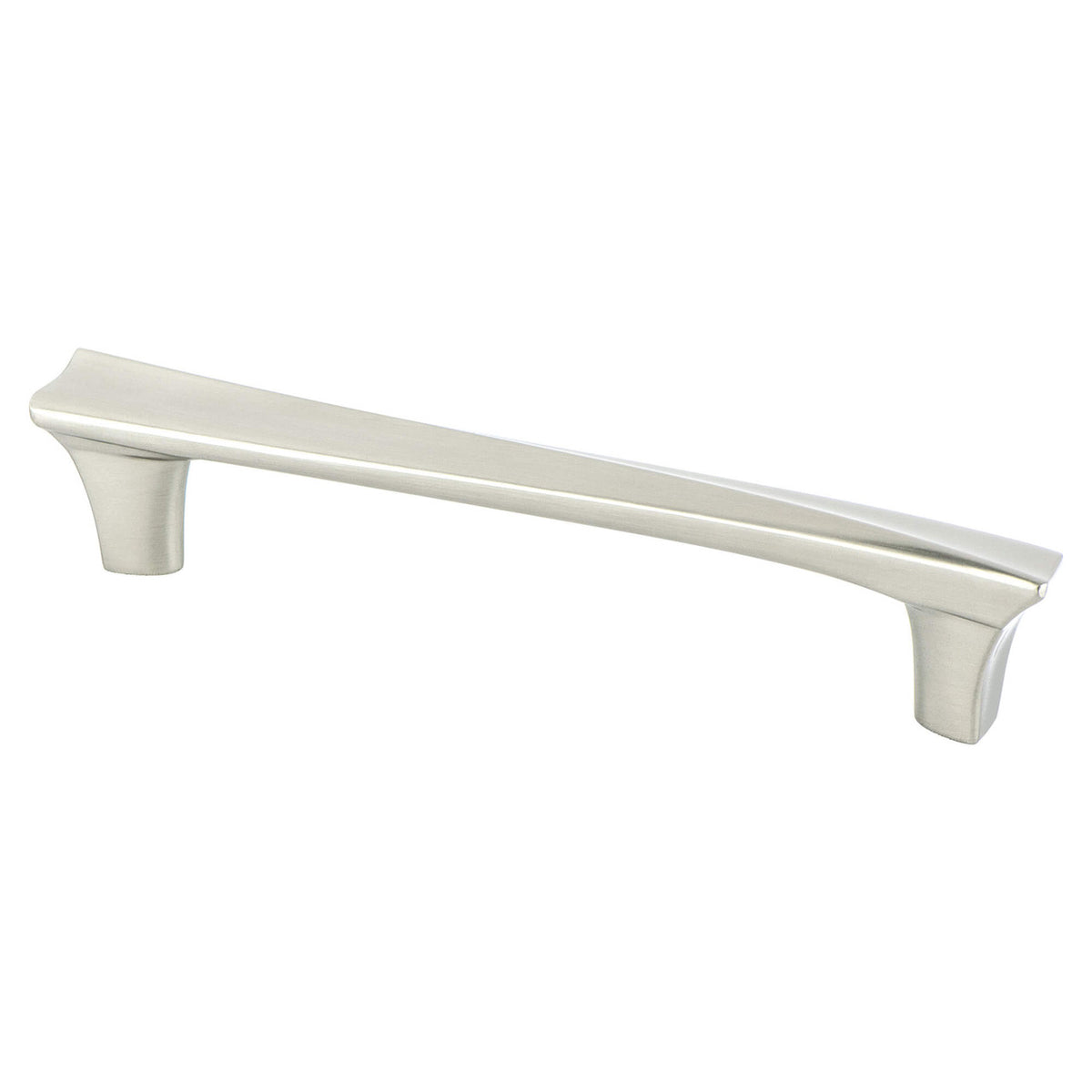 Berenson 9478-1BPN: 128mm cc Fluidic Cabinet Pull - Brushed Nickel