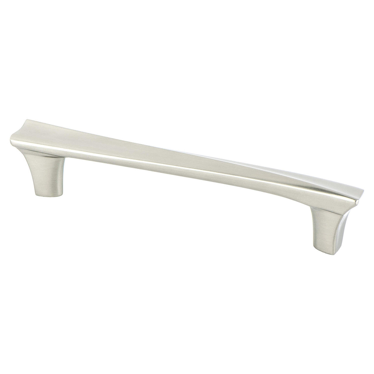 Berenson 9478-1BPN: 128mm cc Fluidic Cabinet Pull - Brushed Nickel