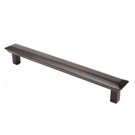Rusticware 947ORB: 6" cc Beveled Cabinet Pull - Oil Rubbed Bronze