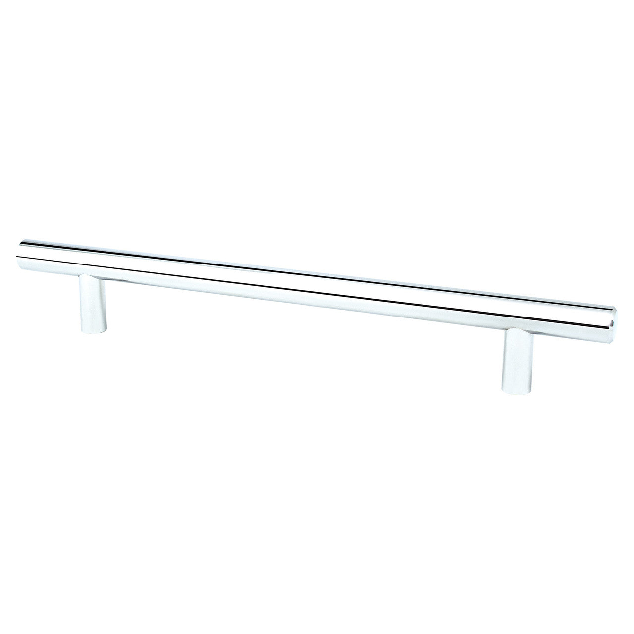Berenson 9519-2026: 160mm cc Transitional Advantage Two Round Bar Cabinet Pull - Polished Chrome