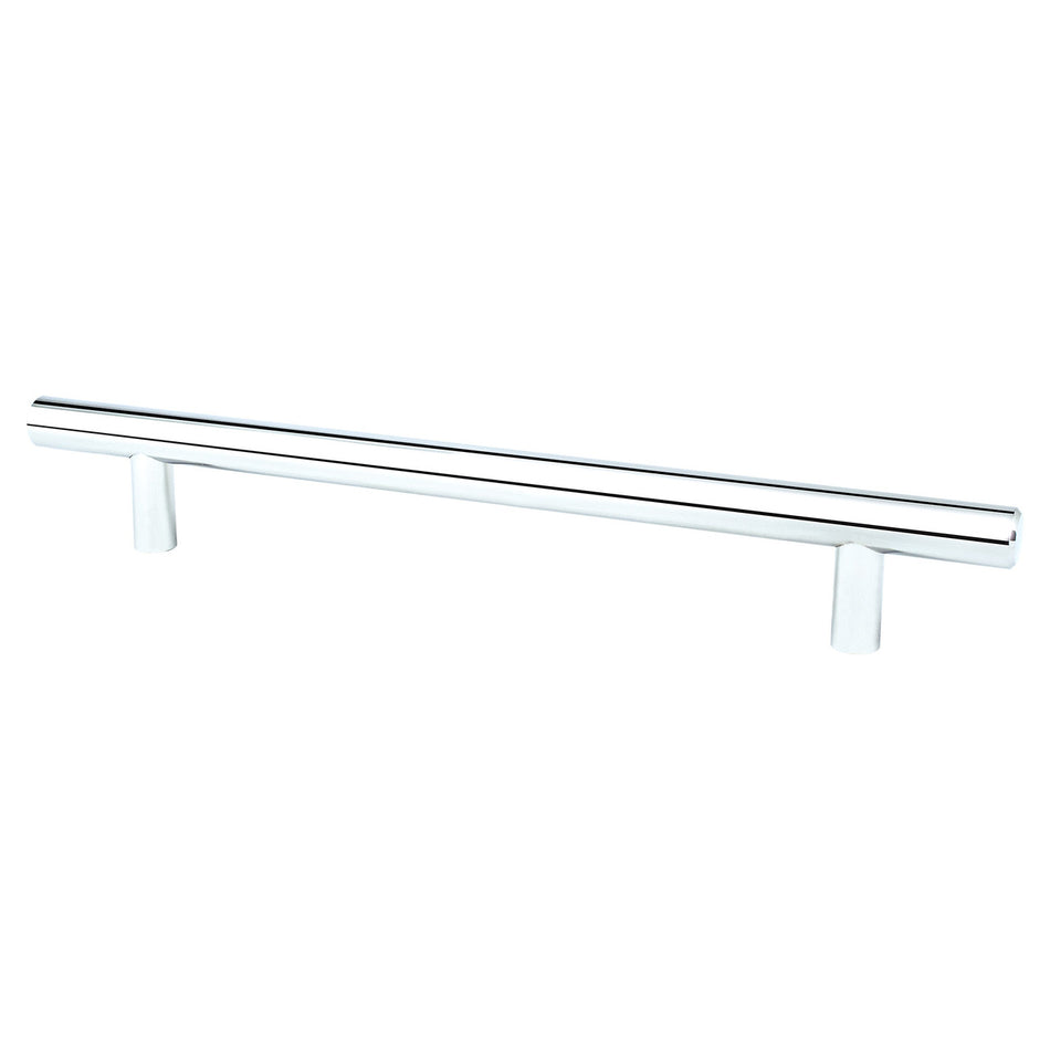 Berenson 9519-2026: 160mm cc Transitional Advantage Two Round Bar Cabinet Pull - Polished Chrome