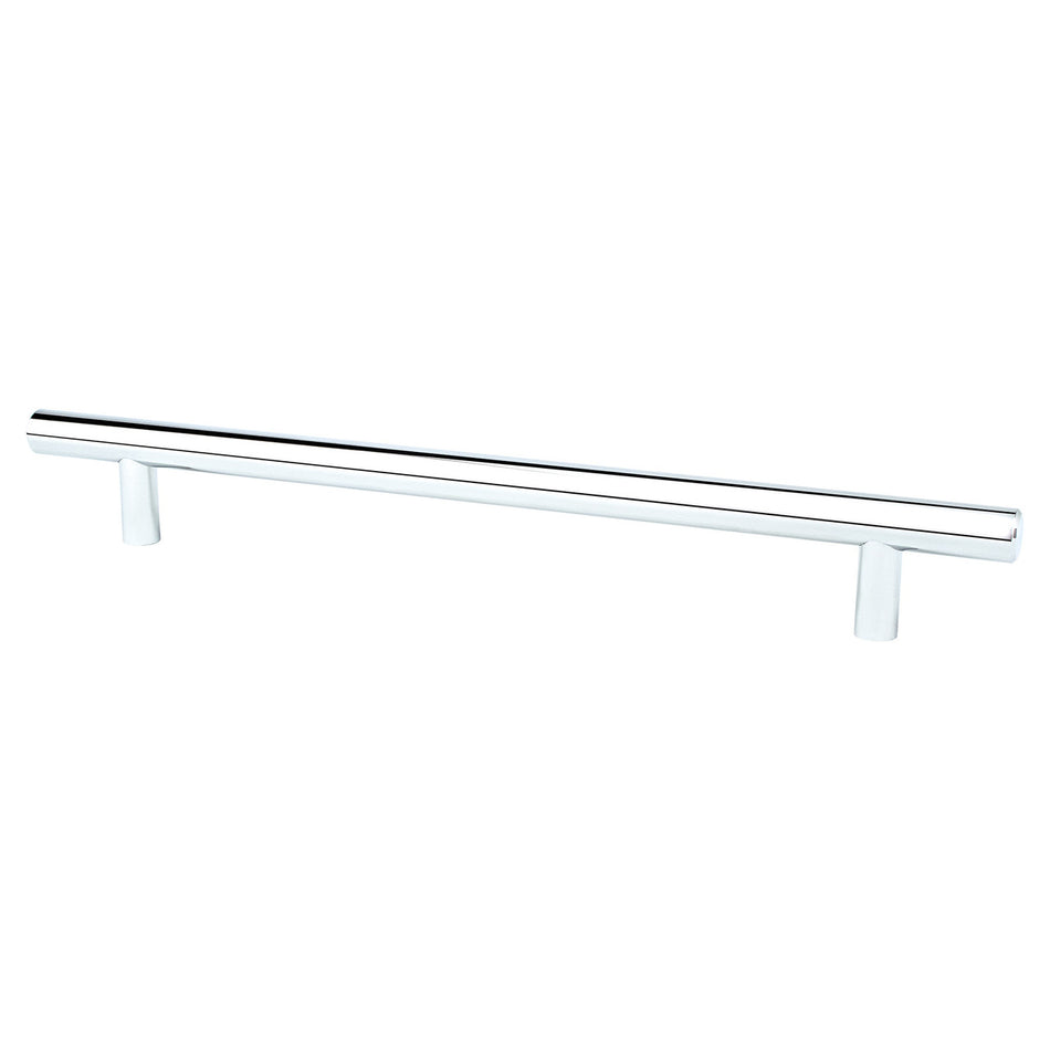 Berenson 9520-2026: 192mm cc Transitional Advantage Two Round Bar Cabinet Pull - Polished Chrome