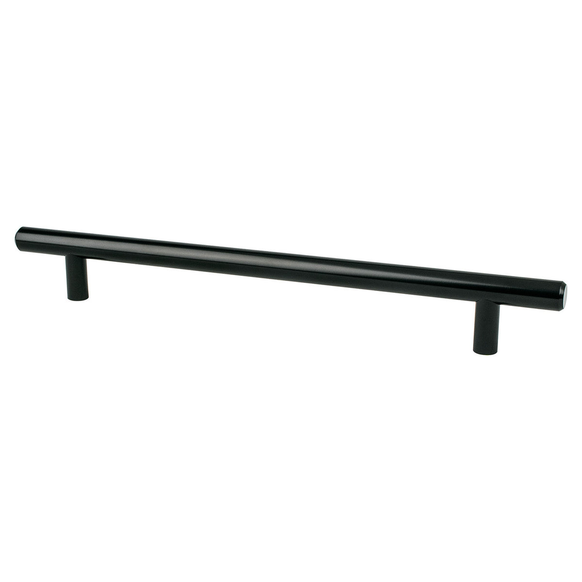 Berenson 9522-2055: 192mm cc Transitional Advantage Two Round Bar Cabinet Pull - Black
