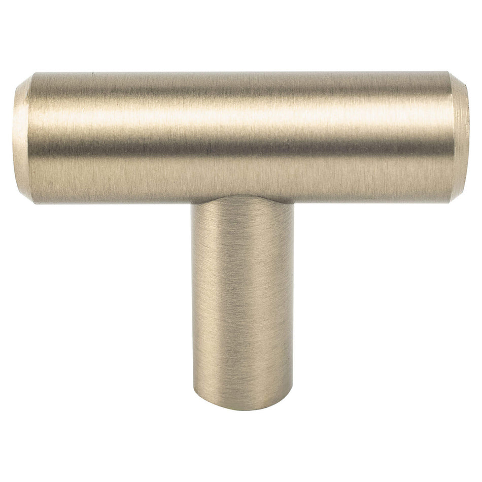 Berenson 9543-20CZ: 1-9/16" Transitional Advantage Two T-Bar Cabinet Knob - Champagne