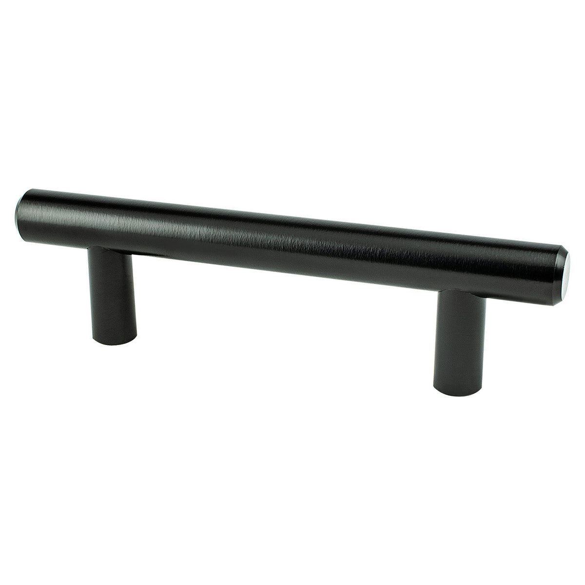 Berenson 9544-2055: 3" cc Transitional Advantage Two Round Bar Cabinet Pull - Black