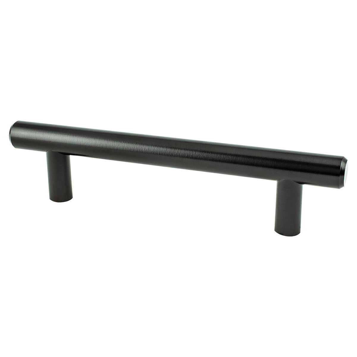 Berenson 9545-2055: 96mm cc Transitional Advantage Two Round Bar Cabinet Pull - Black