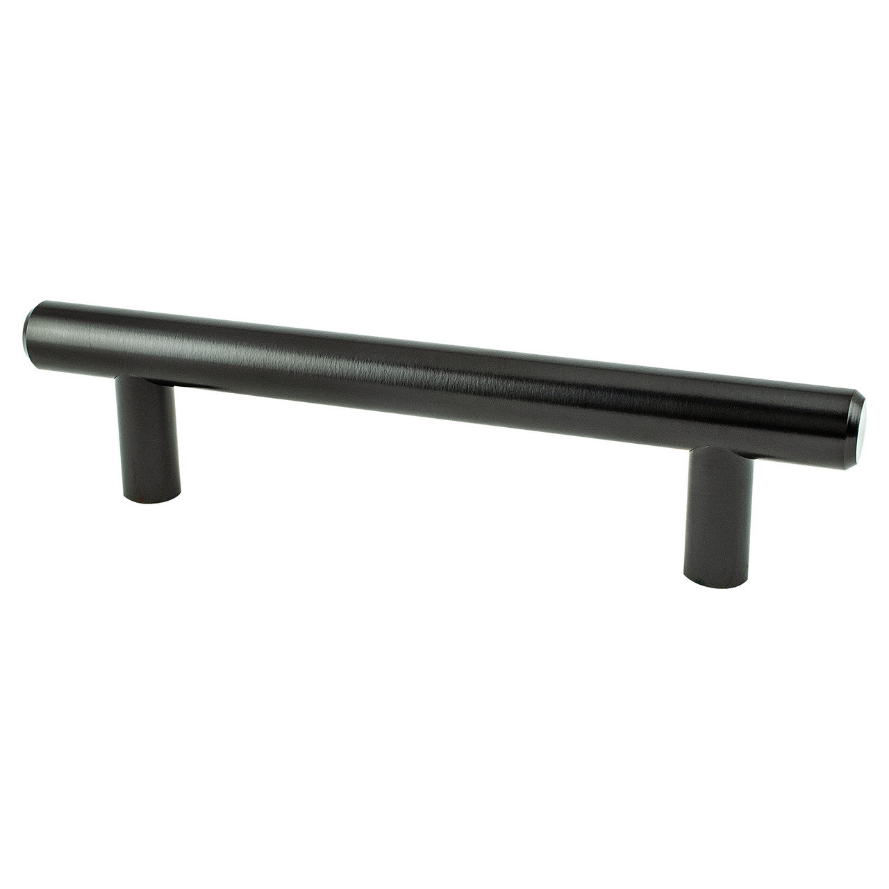 Berenson 9545-2055: 96mm cc Transitional Advantage Two Round Bar Cabinet Pull - Black