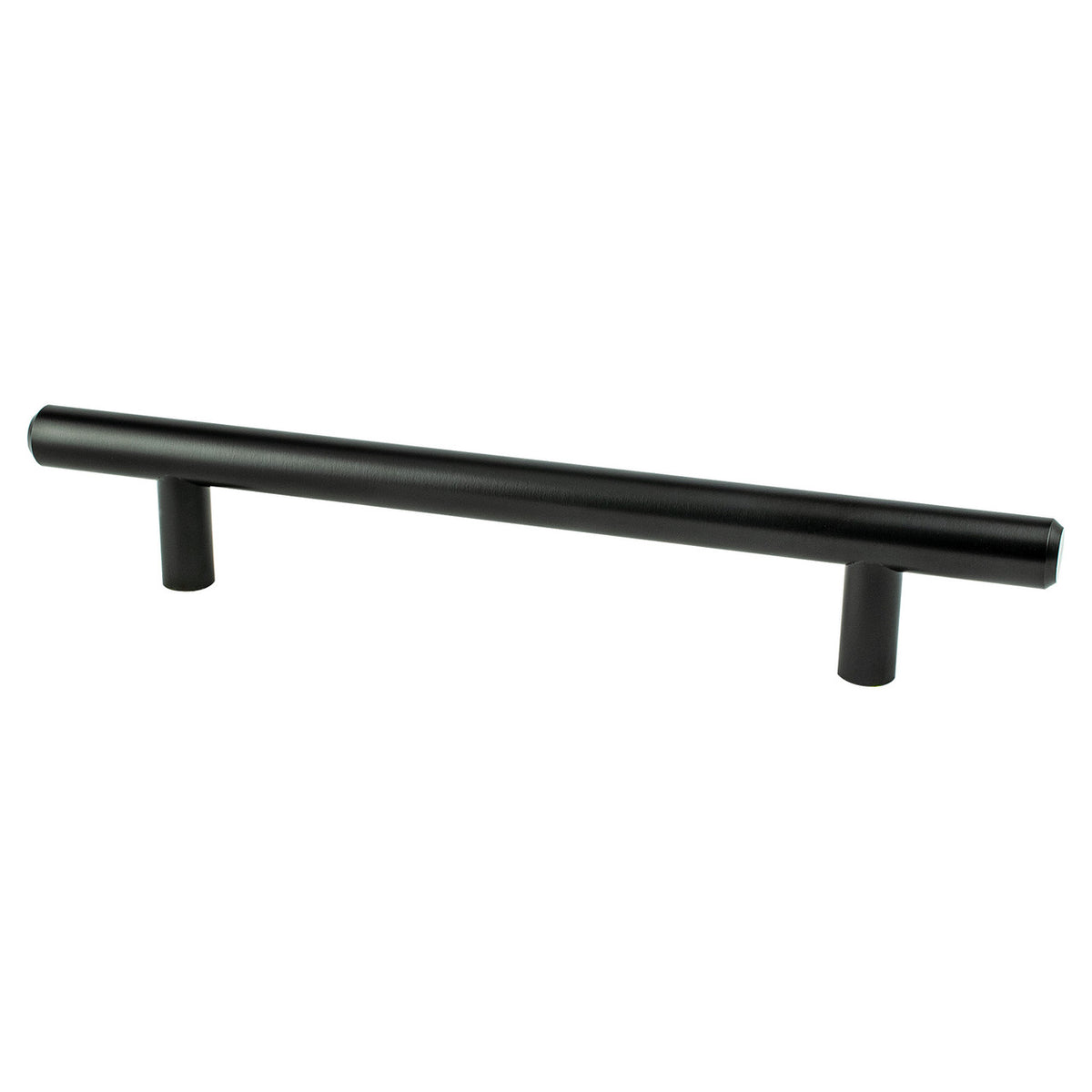 Berenson 9546-2055: 128mm cc Transitional Advantage Two Round Bar Cabinet Pull - Black