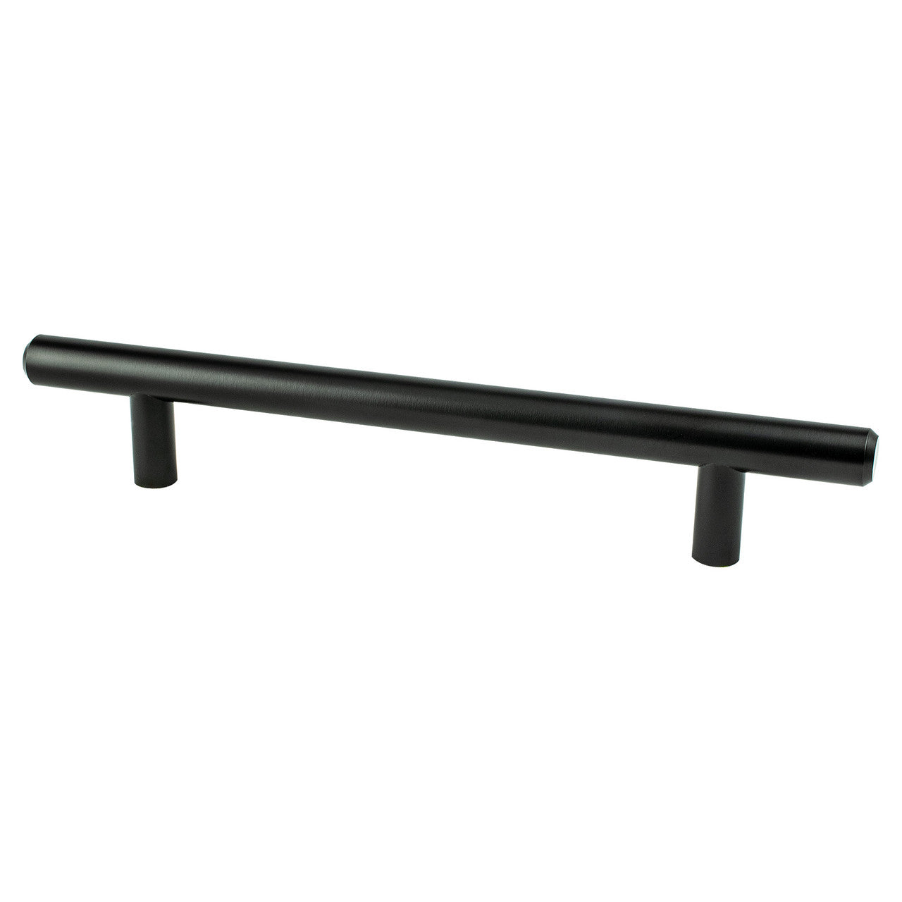 Berenson 9546-2055: 128mm cc Transitional Advantage Two Round Bar Cabinet Pull - Black