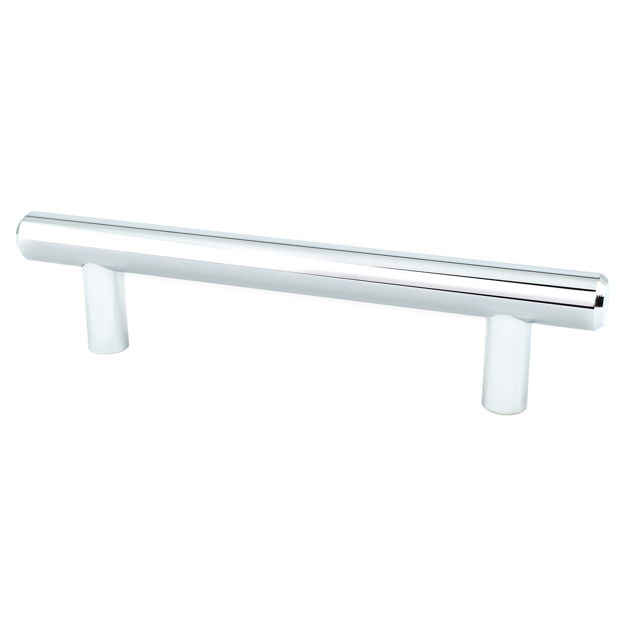 Berenson 9549-2026: 96mm cc Transitional Advantage Two Round Bar Cabinet Pull - Polished Chrome