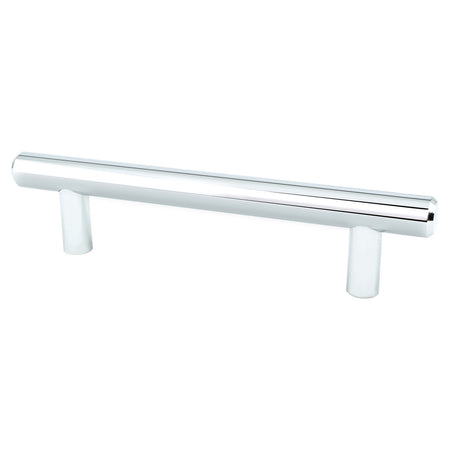 Berenson 9549-2026: 96mm cc Transitional Advantage Two Round Bar Cabinet Pull - Polished Chrome