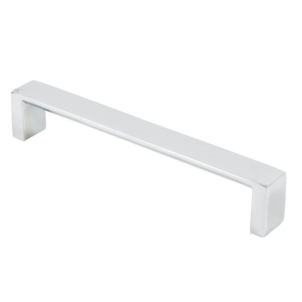 Rusticware 954CH: 6" cc Modern Cabinet Pull - Polished Chrome