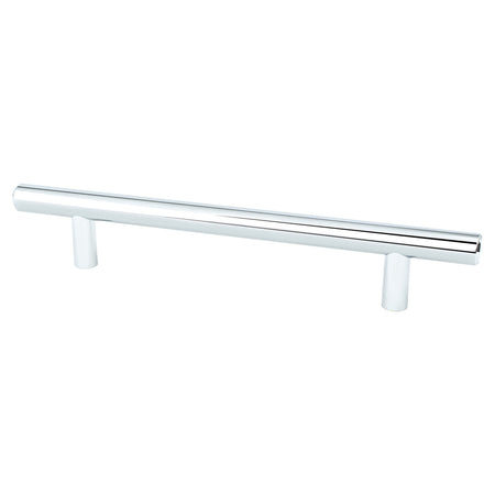 Berenson 9550-2026: 128mm cc Transitional Advantage Two Round Bar Cabinet Pull - Polished Chrome