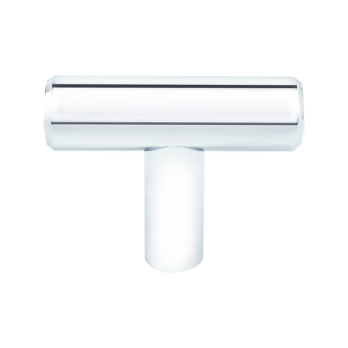 Berenson 9551-2026: 1-9/16" Transitional Advantage Two T-Bar Cabinet Knob - Polished Chrome