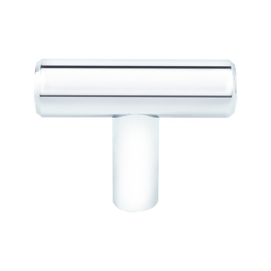 Berenson 9551-2026: 1-9/16" Transitional Advantage Two T-Bar Cabinet Knob - Polished Chrome