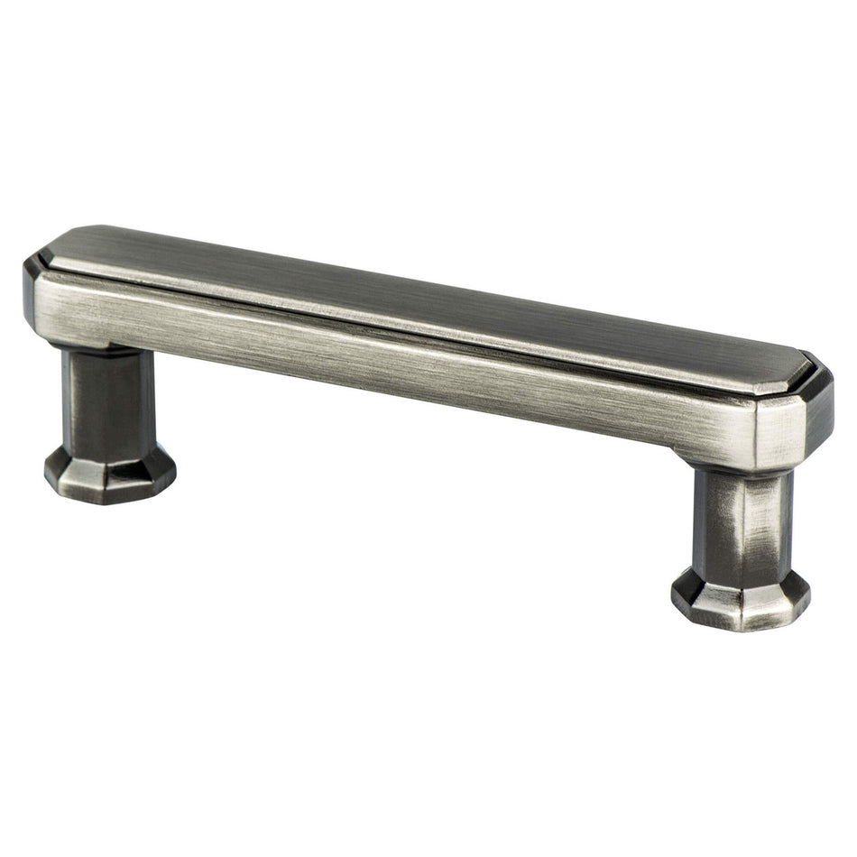 Berenson 9576-1VTN: 3" cc Harmony Cabinet Pull - Vintage Nickel
