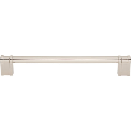 Top Knobs TK3388PN: 12" cc Newburn Appliance Pull - Polished Nickel