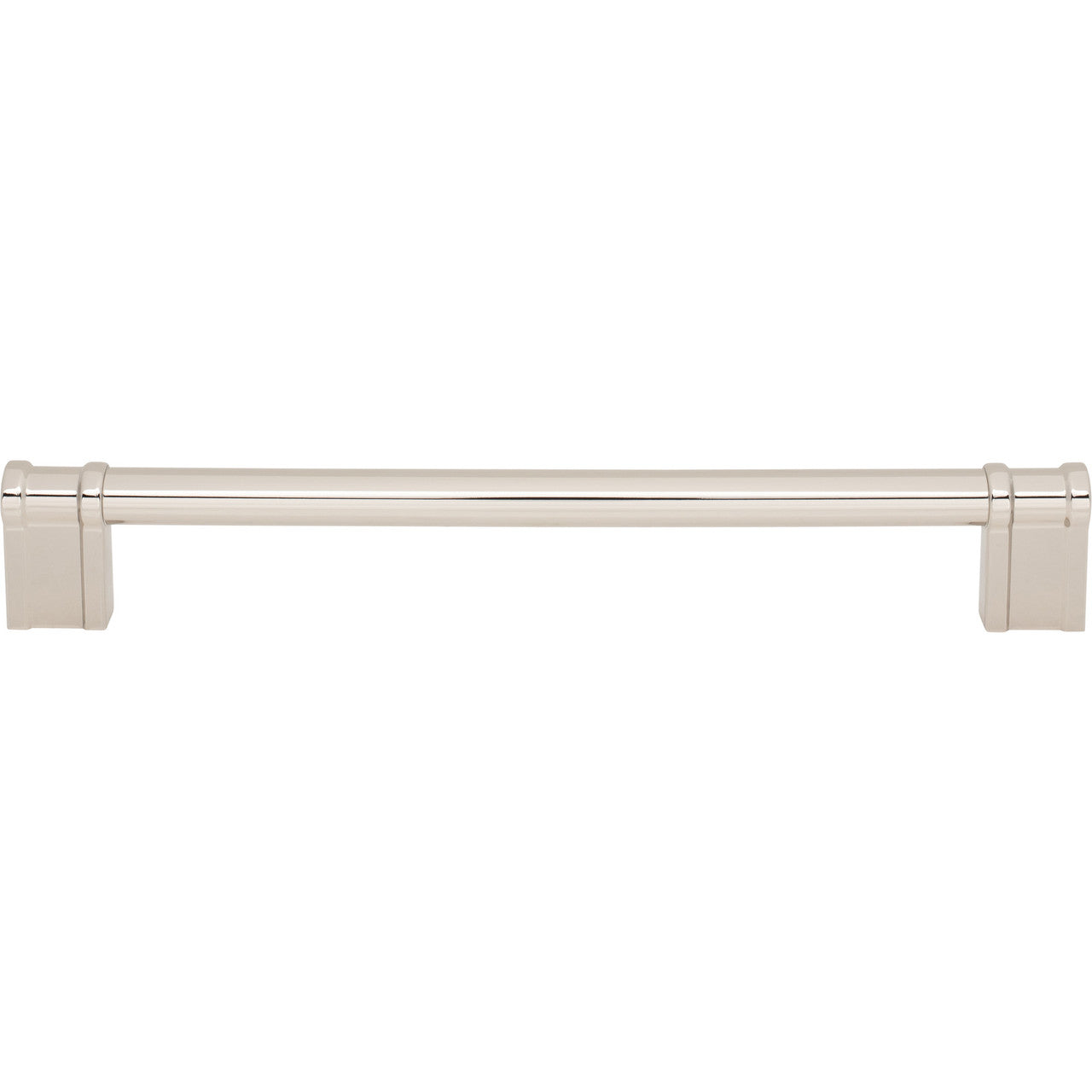 Top Knobs TK3389PN: 18" cc Newburn Appliance Pull - Polished Nickel